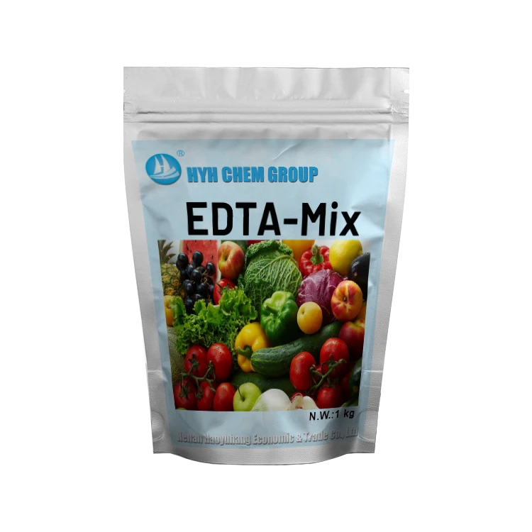 Organic Fertilizer Water-soluble Mixture -EDTA Trace Elements Zn/Fe/Mn/Cu/Mo/Mg EDTA Mixed Powder factory